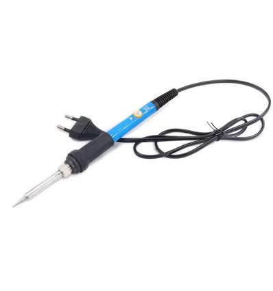 Lödkolv med justerbar temperatur - 60W, set inkl. hållare och 5 lödspetsar