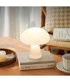 Laddningsbar LED svamp bordslampa - Vit, touch dimbar, CCT, IP54