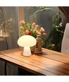 Laddningsbar LED svamp bordslampa - Vit, touch dimbar, CCT, IP54