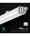 150cm 48W vattentät komplett LED-armatur - 120lm/W, IP65, CREE-chip, 6500K, 6 års garanti