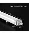 60cm 18W vattentät komplett LED-armatur - 120lm/W, IP65, 6500K, Cree chip, 6 års garanti