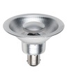 BA15d AR70 9W dimbar LED-lampa, 12V - 510lm, 35 grader, grått hölje