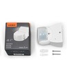 PIR rörelse- och ljussensor 1200W - IP65, vit