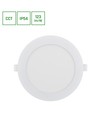 18W Dure 3 LED-taklampa - CCT, IP54, Ø17cm, 110°, vit rund