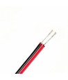 20m Kabel röd/svart - 2x1,2mm²(16AWG), 12-24V, för LED-strip