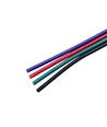 5m RGB-kabel - 4x1,3mm² (16AWG), 12-24V, för LED-strip