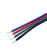 20m 1,2mm² RGB kabel - 4-ledare (16AWG), 12V-24V för LED-strip