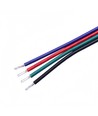 10m RGB-kabel - 4x0,35mm², 12V-24V, för LED-strip