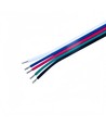 20m RGBW Kabel - 5x0,35mm², 12V-24V, för LED-strip