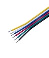 100m 1,2mm² RGBCCT kabel - 6-ledare (16AWG), 12V-24V för LED-strip
