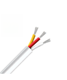 100m CCT-kabel, vit rund - 3x0,35mm², 12V-24V för LED-strip