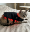 Ljusterapiväst för hund eller katt - Infraröd, 10W, med batteri, 52 x 30 cm