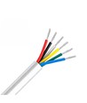 100m RGB+CCT kabel, vit rund - 6x0,35mm², 12V-24V för LED-strip