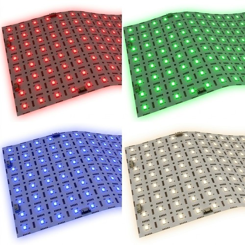 Vikbart LED Ark RGB+NW RA95 - 24V DC, IP20, 49x24cm, 45W