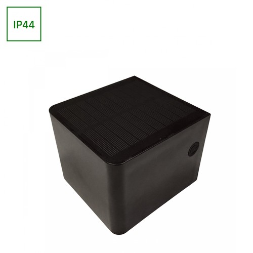 LUMINA BLOCK 2,5W solcellsvägglampa - 1400mAh, 10x8,3x10,7cm, IP44, utomhus