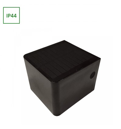 LUMINA BLOCK 2,5W solcellsvägglampa - 1400mAh, 10x8,3x10,7cm, IP44, utomhus