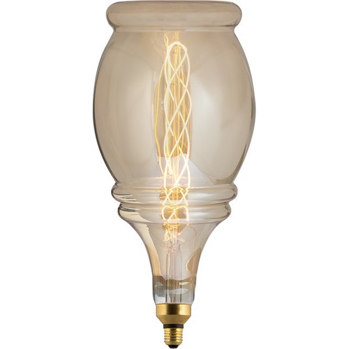 E27 6W XXL Flex Bell filamentlampa - 250lm, dimbar, 2000K, guldglas