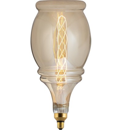 E27 6W XXL Flex Bell filamentlampa - 250lm, dimbar, 2000K, guldglas