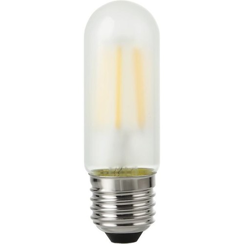 E27 5W dimbar LED-rörlampa - 9,5cm, 470lm, frostat glas, filament