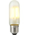 E27 5W dimbar LED-rörlampa - 9,5cm, 470lm, frostat glas, filament