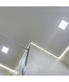 18W kvadratisk LED-panel för inbyggnad - CCT, Backlit, CREE-chip, 6 års garanti