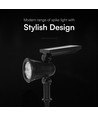 1,54W Solcells-trädgårdsspotlight med spett - 5,5V, IP54, 3000K, 2200mAh batteri