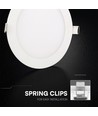 24W Ø17cm Backlit LED-panel för inbyggnad - 3-i-1 CCT, Cree chip, 6 års garanti, rund