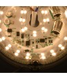 10,1cm / 18W Dimbar LED-insats m/linser - Flicker free, ersätter G24, cirkelrör och kompaktrör