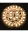 13cm / 18W dimbar LED-insats med linser - Flimmerfri, ersätter G24, cirkelrör och kompaktrör
