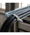 100x Rostfria Buntband - 4,6 x 200 mm, Stål, 100 st.