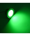 6W Ø9cm infälld spotlight dimbar RA90 - 12-24V, hål: Ø7,5 cm, mått: Ø9 cm, vit kant