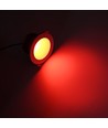 13W Ø11,4cm infälld spotlight RGB+CCT RA93 - 24V DC, Hål: Ø9,5 cm, Mått: Ø11,4 cm, Vit kant