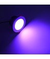 13W Ø11,4cm infälld spotlight RGB+CCT RA93 - 24V DC, Hål: Ø9,5 cm, Mått: Ø11,4 cm, Vit kant