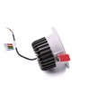 13W Ø11,4cm infälld spotlight RGB+CCT RA93 - 24V DC, Hål: Ø9,5 cm, Mått: Ø11,4 cm, Vit kant