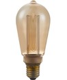 E27 3,5W dimbar LED-lampa - ST64, Vintage Rustika, 1800K, guldglas, 100lm