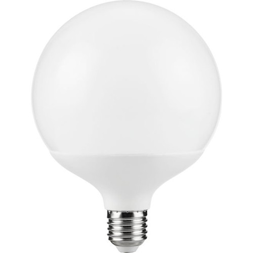 E27 18W dimbar LED-globelampa - G120, 2100lm, opalt glas, 2700K