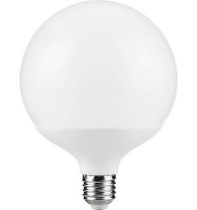 E27 18W dimbar LED-globelampa - G120, 2100lm, opalt glas, 2700K