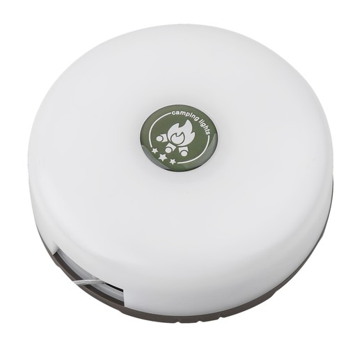 Campinglampa m. 10 meter ljusslinga - uppladdningsbar, IP64, vit