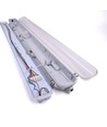 120cm Industriarmatur - För 2x 120cm T8 LED-rör, IP65 vattentät, genomkopplad