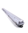 120cm Industriarmatur - För 2x 120cm T8 LED-rör, IP65 vattentät, genomkopplad
