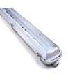 150cm Industriarmatur - För 2x 150cm T8 LED-rör, IP65 vattentät, överkopplingsbar