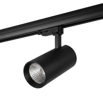 Outlet: LEDVANCE 25W 3-fas RA90 Sken-spotlight - 4000K, 24 grader, svart