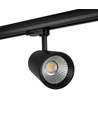 Outlet: LEDVANCE 25W 3-fas RA90 Sken-spotlight - 4000K, 24 grader, svart