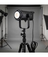 200W Strålkastare för foto och video - Flimmerfri, justerbar färg/ljusstyrka, Display, inkl. fjärrkontroll, 5m kabel