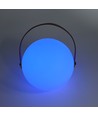 Laddningsbar RGB LED bordslampa - Vit, inkl. fjärrkontroll, IP54 utomhus