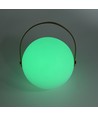 Laddningsbar RGB LED bordslampa - Vit, inkl. fjärrkontroll, IP54 utomhus