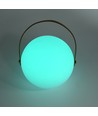 Laddningsbar RGB LED bordslampa - Vit, inkl. fjärrkontroll, IP54 utomhus