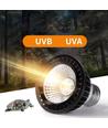Reptil LED-lampa UVB - 5W, klämfäste