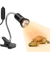 Reptil LED-lampa UVB - 5W, klämfäste
