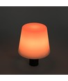 Laddningsbar RGB LED flasklampa - Vit, inkl. fjärrkontroll, IP54 utomhus
